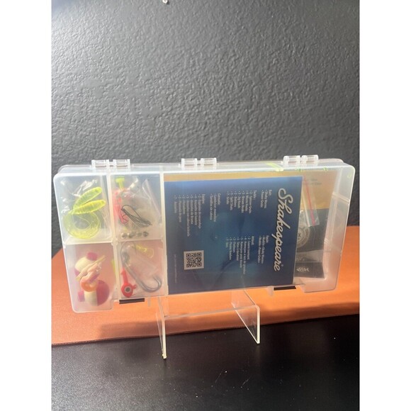 Berkley PowerBait 5 Watermelon Shaky Worms + 3 Tiger Power Grubs - Picture 5 of 5